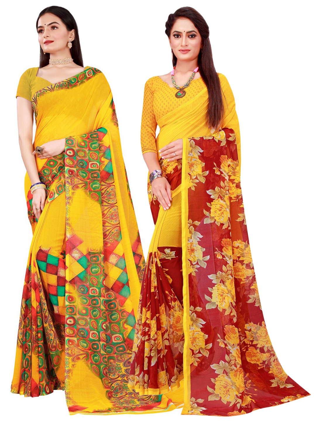 

Florence Women Maroon Sarees