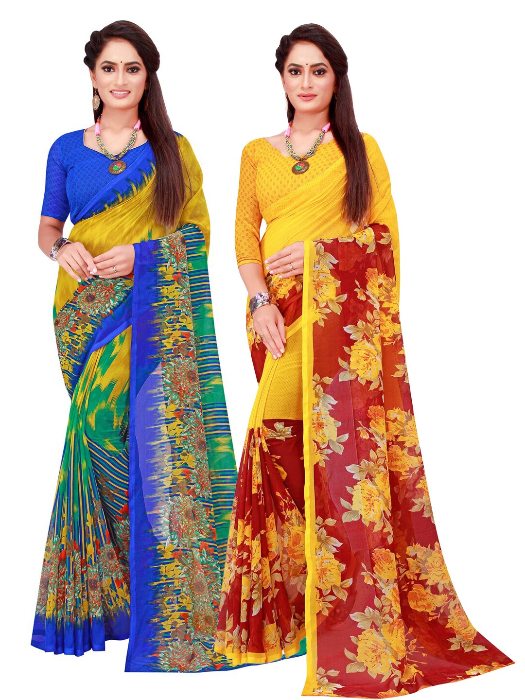 

Florence Women Maroon Sarees