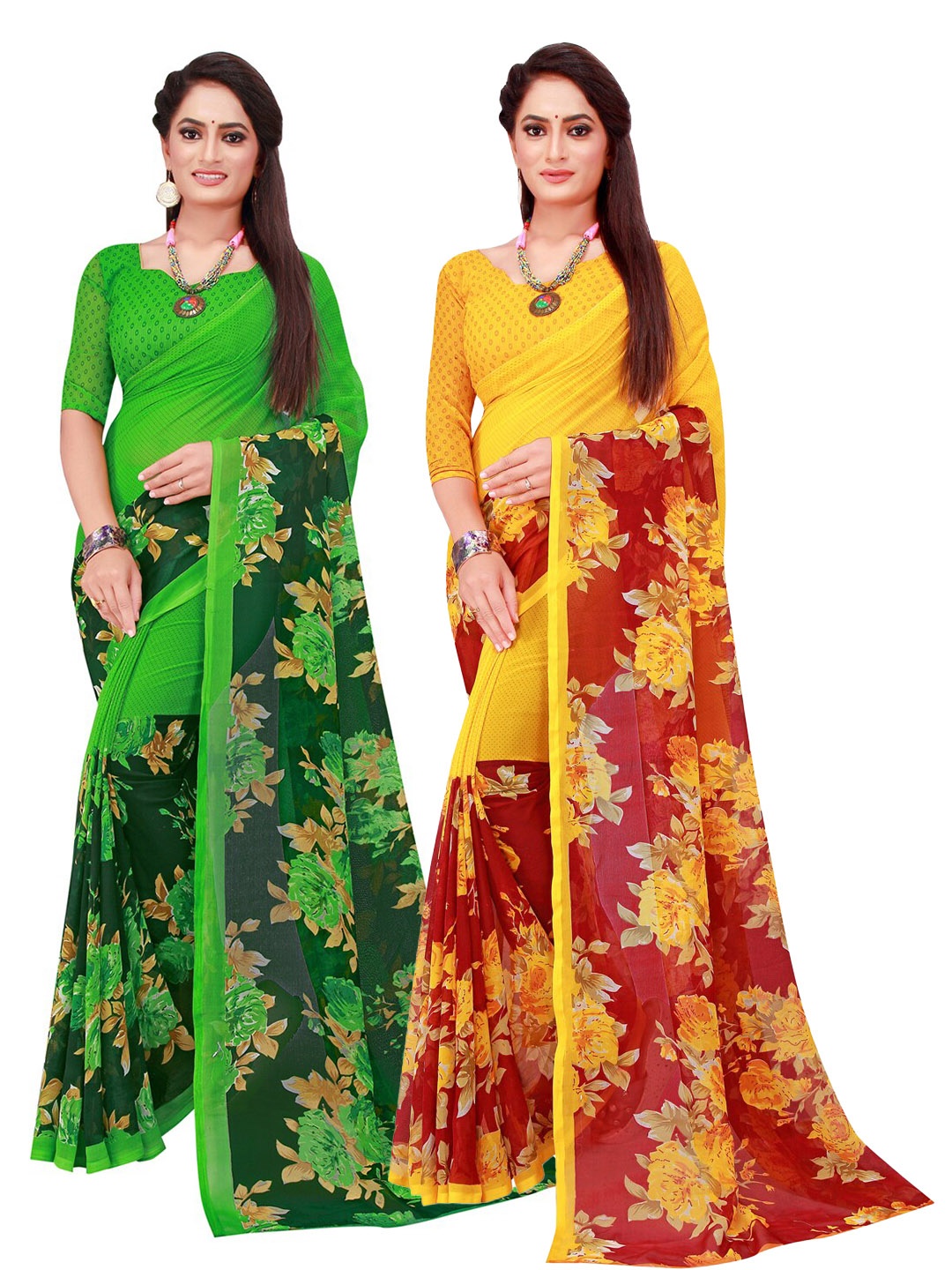 

Florence Women Maroon Sarees
