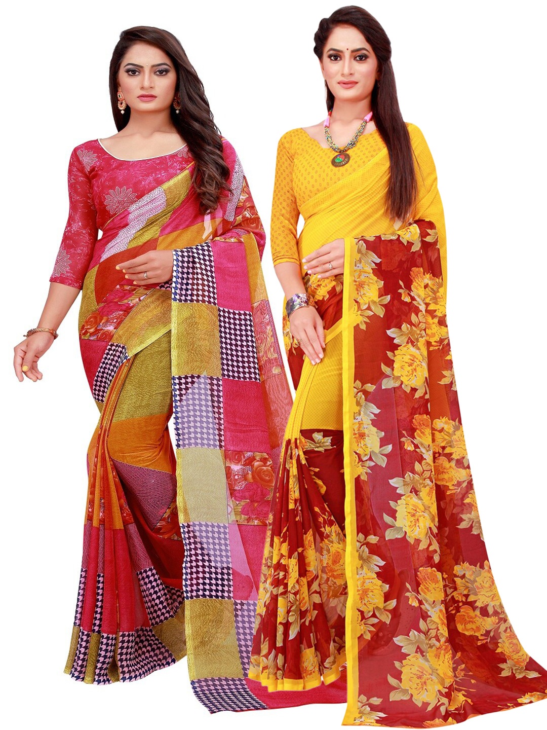 

Florence Women Red Sarees