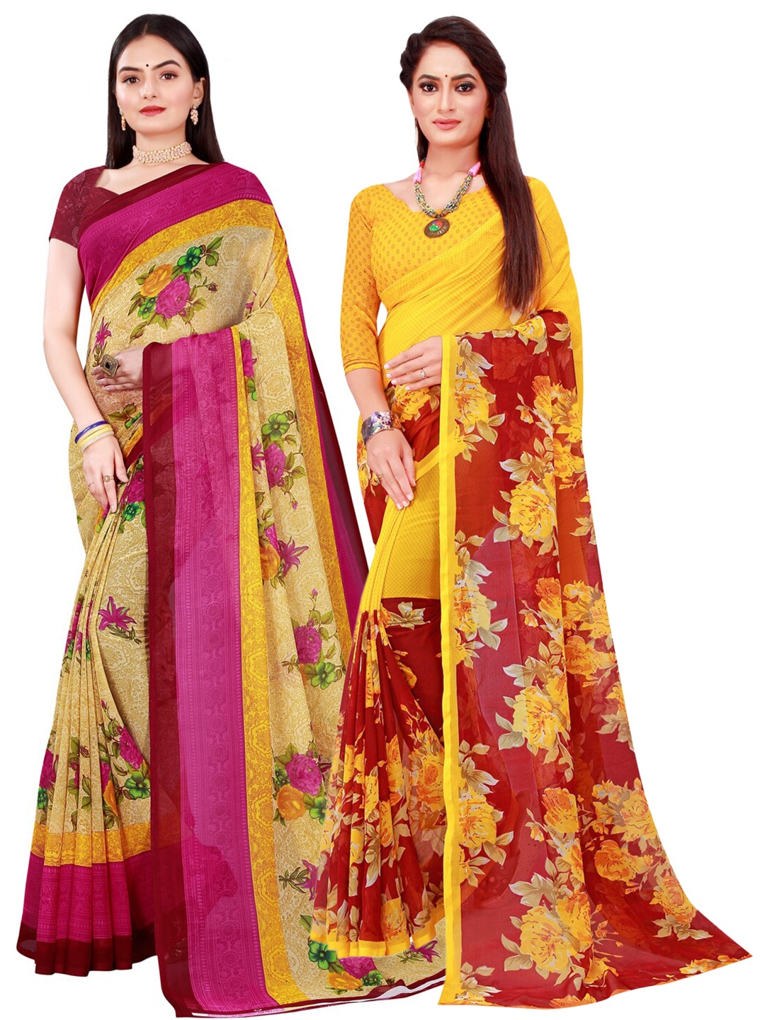 

Florence Women Beige Sarees