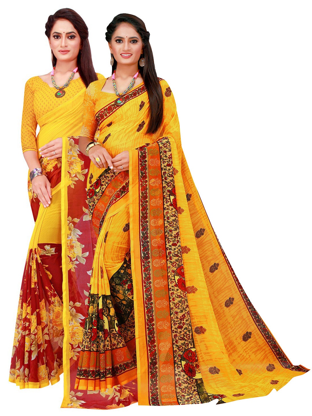 

Florence Women Maroon Sarees