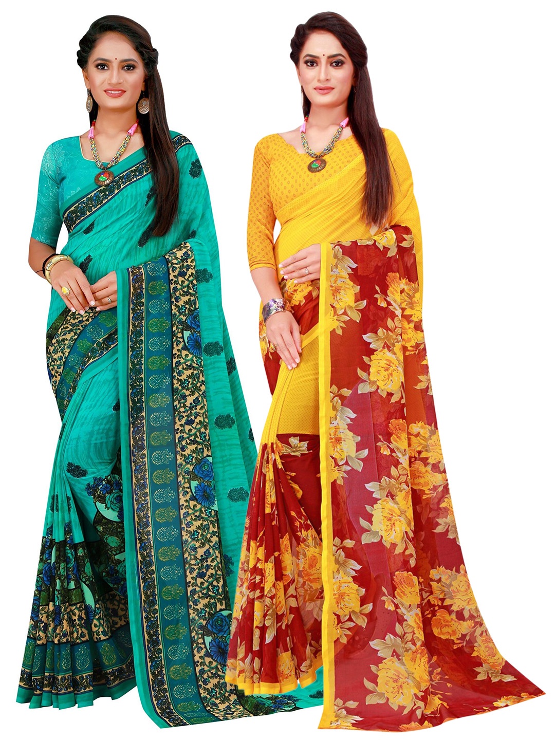 

Florence Women Maroon Sarees