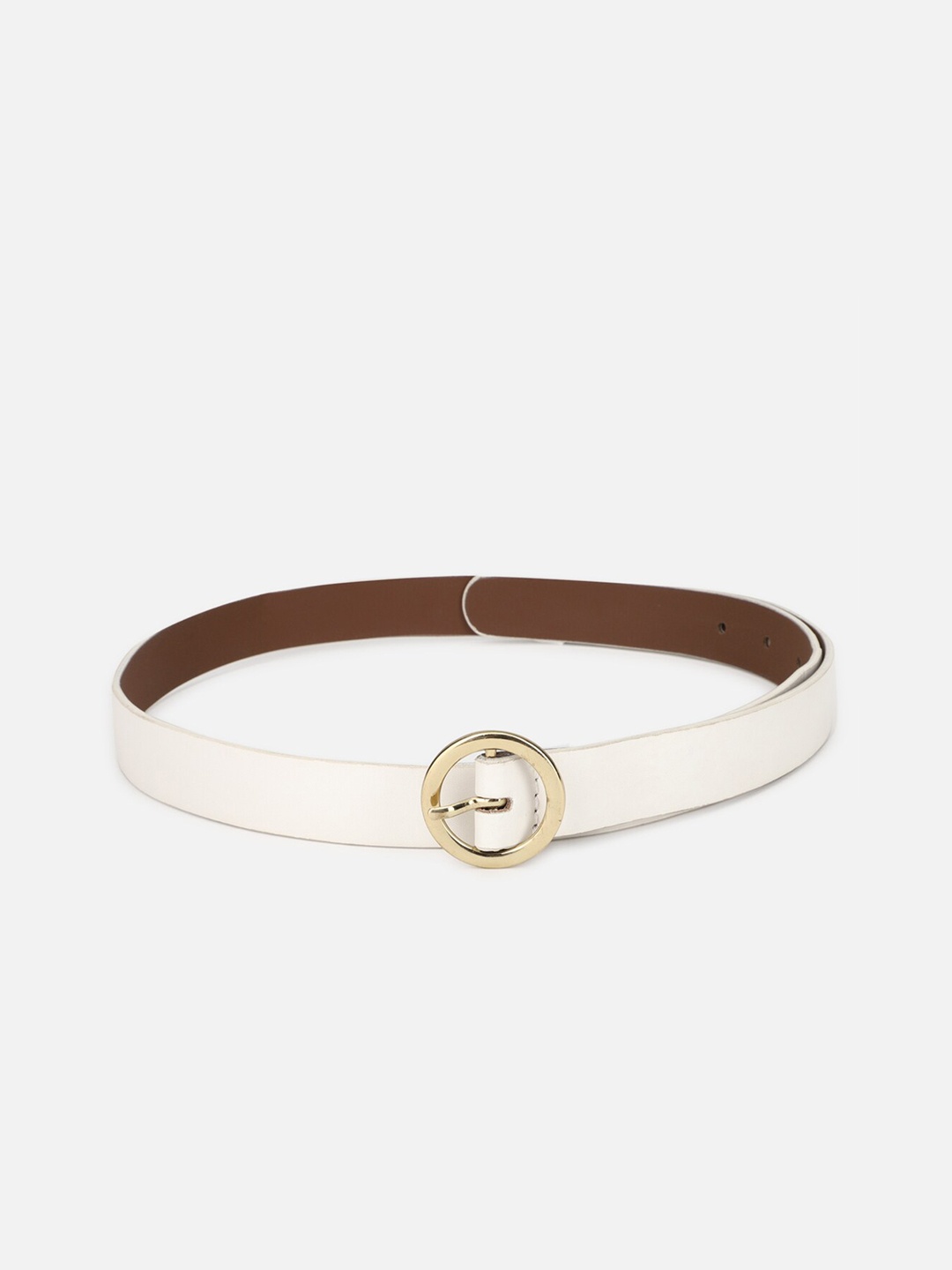 

FOREVER 21 Women White PU Belt