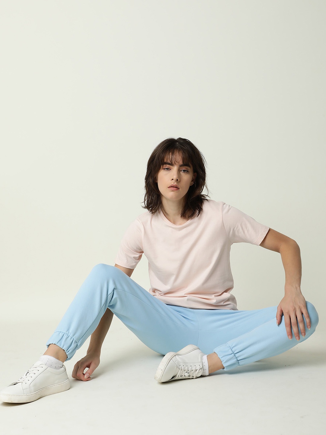 

ARTICALE Women Blue Solid Slim-Fit Joggers
