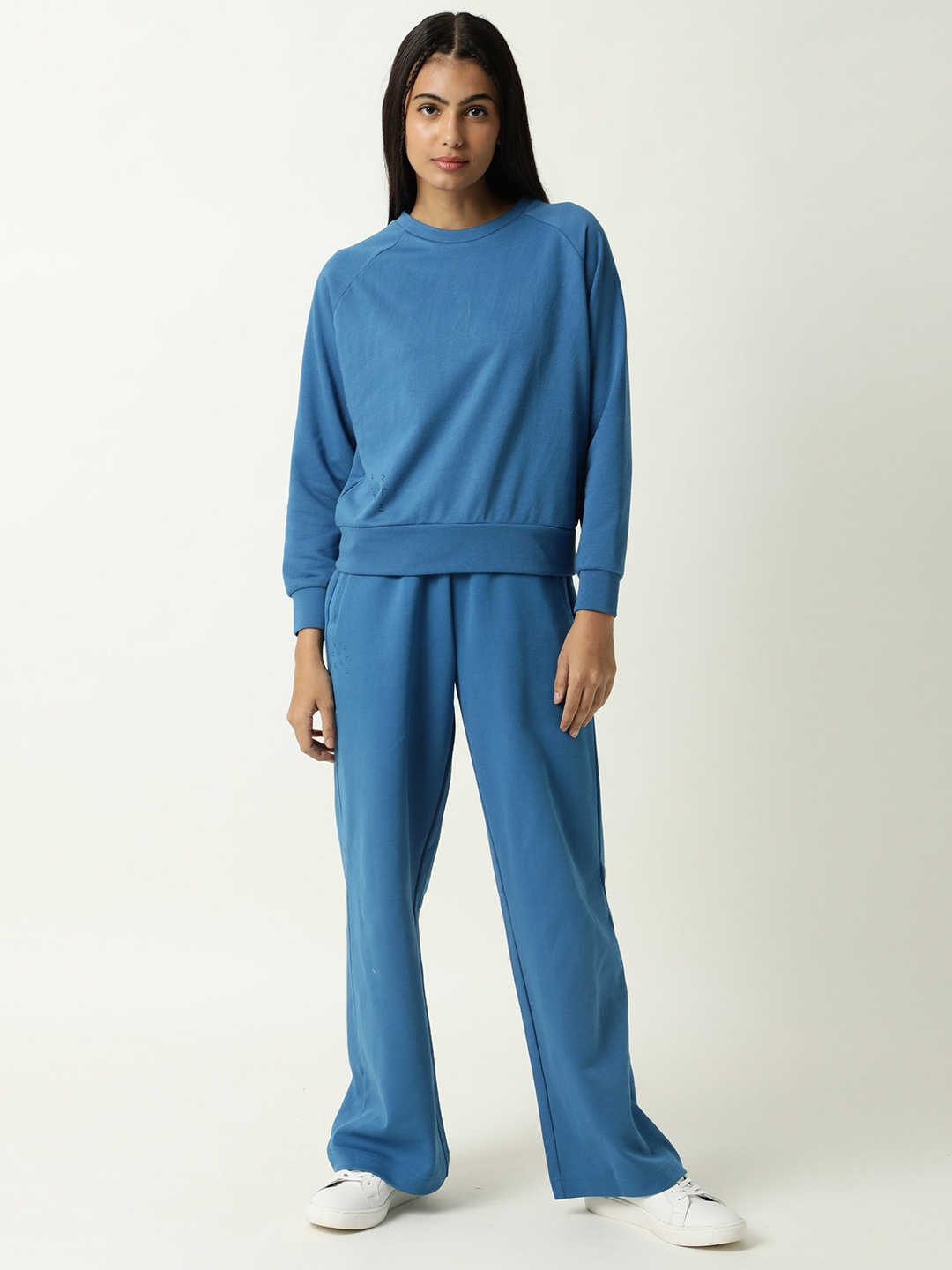 

ARTICALE Women Blue Solid Slim-Fit Track Pants