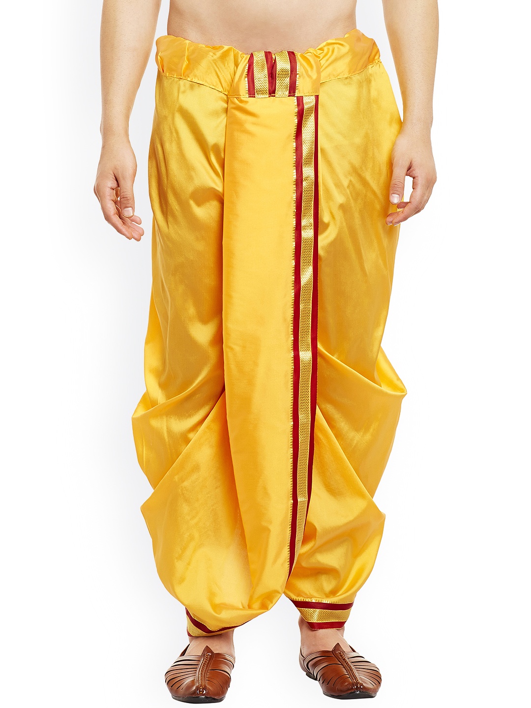 

SOJANYA Yellow Dhoti Pants
