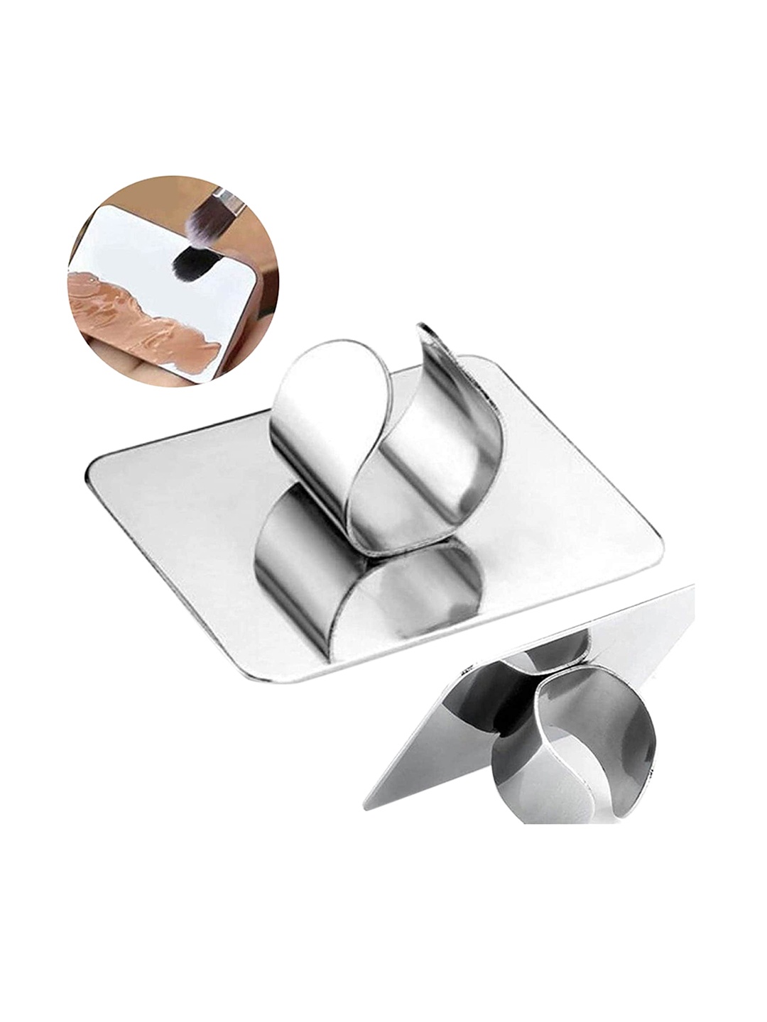 

Beaute Secrets Ring Makeup Palette - Silver Toned