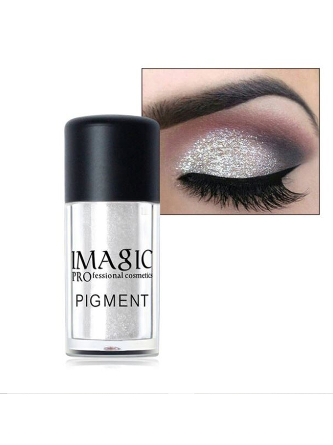 

IMAGIC Professional Cosmetics Pigment Loose Powder - Diamond White, Multi