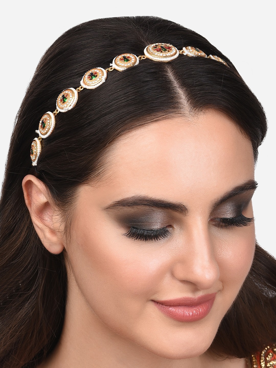 

Zaveri Pearls Women Multi Hair Accessory, Green