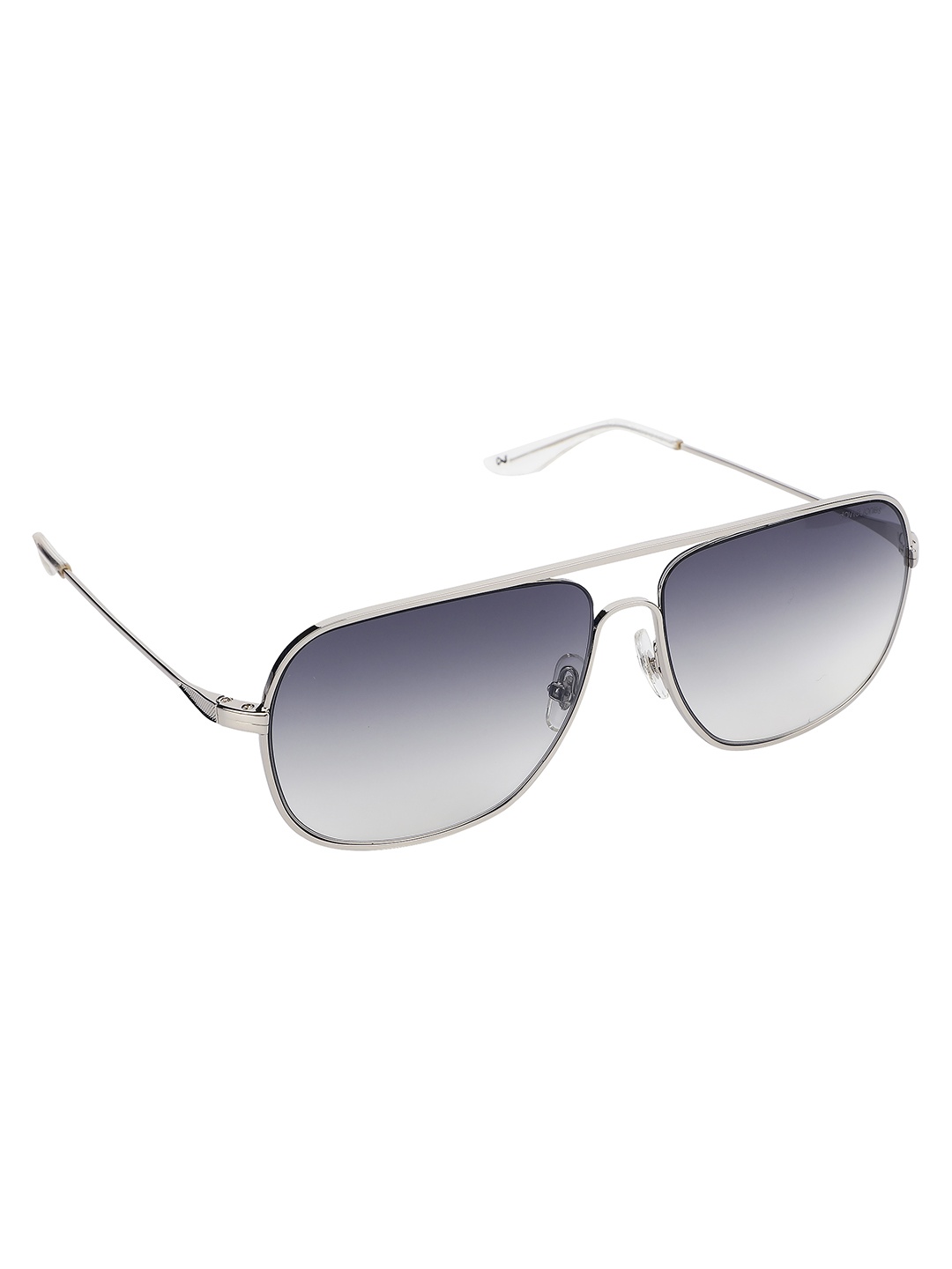 

davidjones Unisex Silver Sunglasses