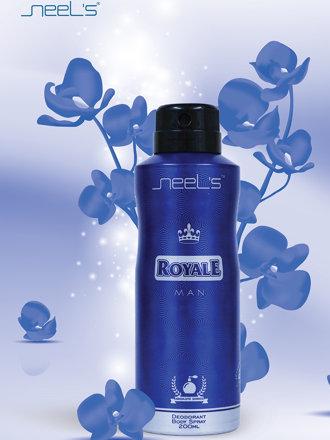 

Neels Men Royale Deodorant Body Spray - 200 ml, Blue