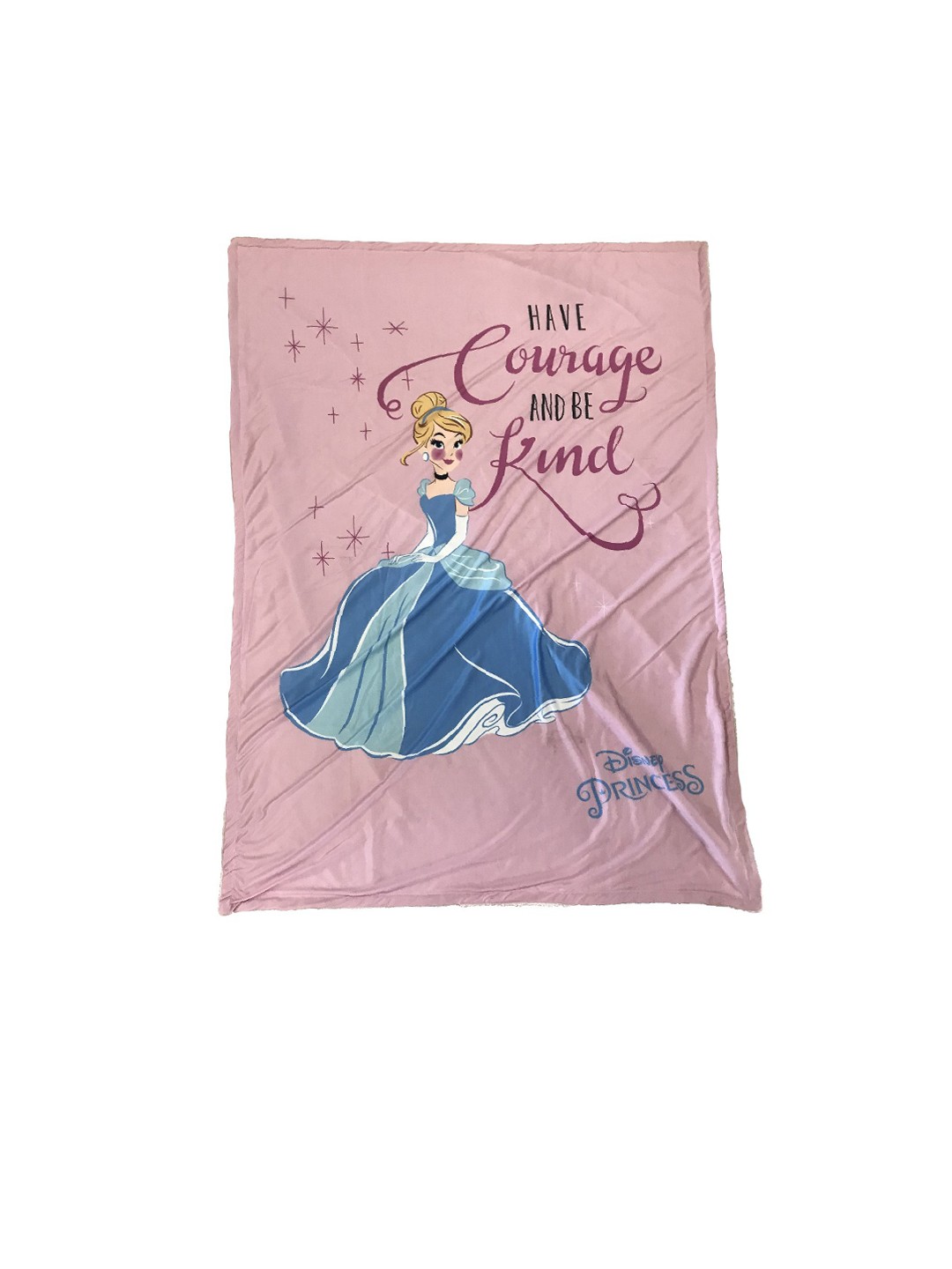 

Disney Pink & Blue Cartoon Characters Mild Winter 450 GSM Velvet Single Bed Blanket