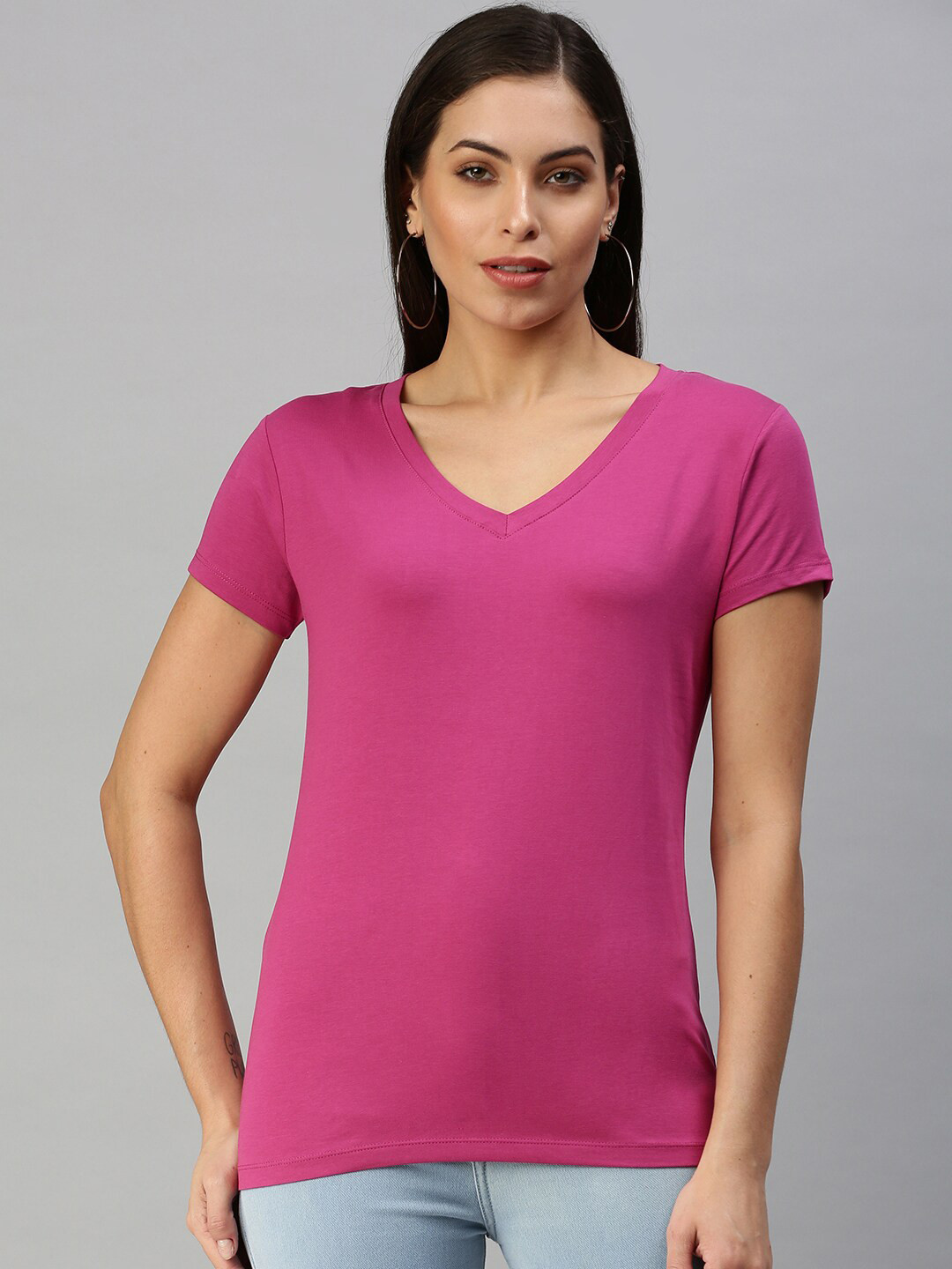 

De Moza Women Pink Solid Top