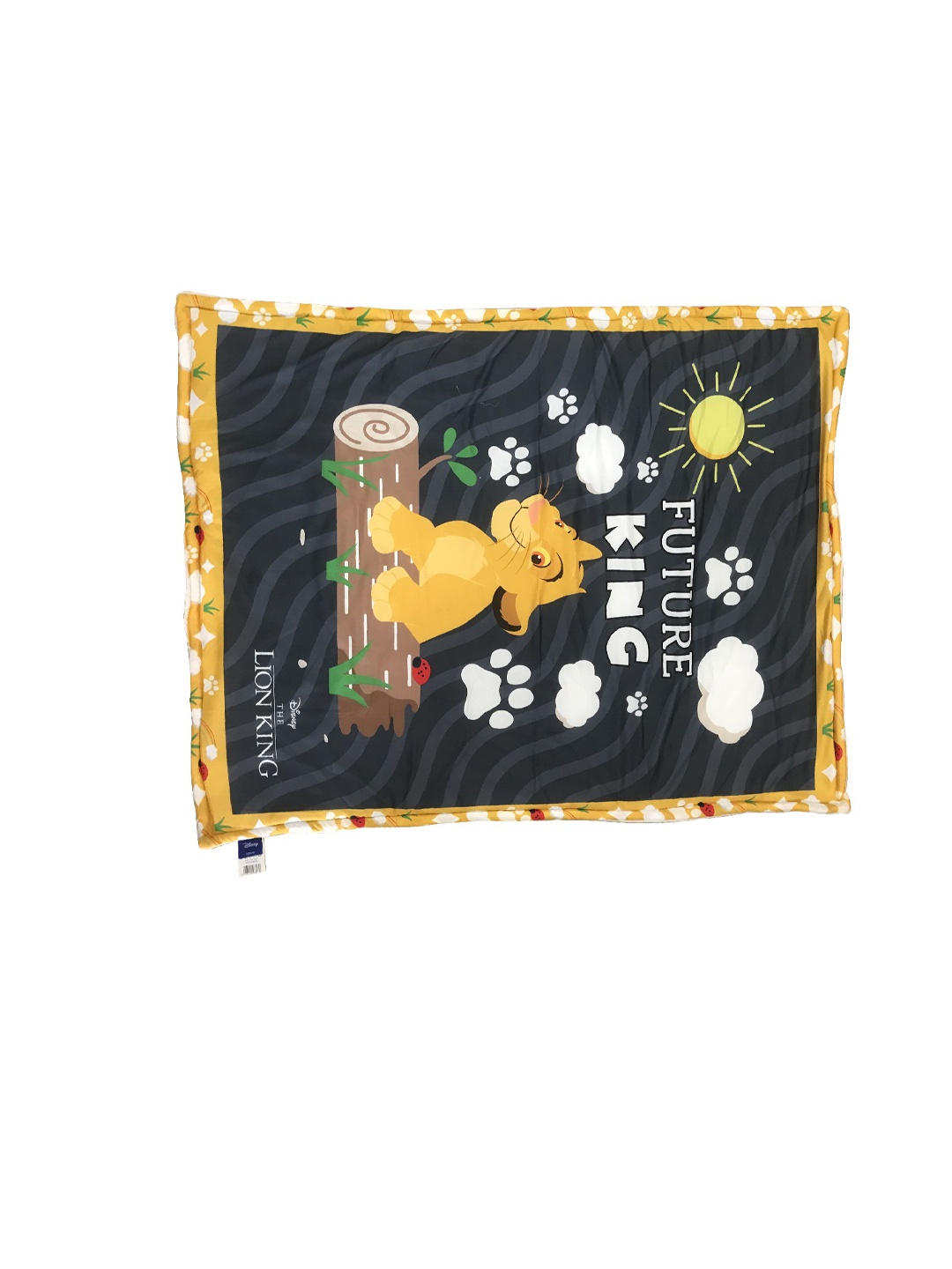 

Disney Brown & Yellow Cartoon Characters AC Room 120 GSM Single Bed Quilt