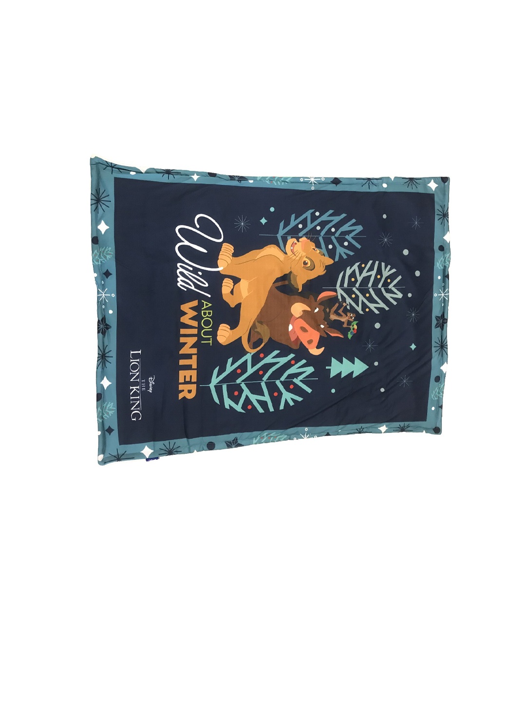 

Disney Blue & Mustard Cartoon Characters AC Room 120 GSM Single Bed Quilt