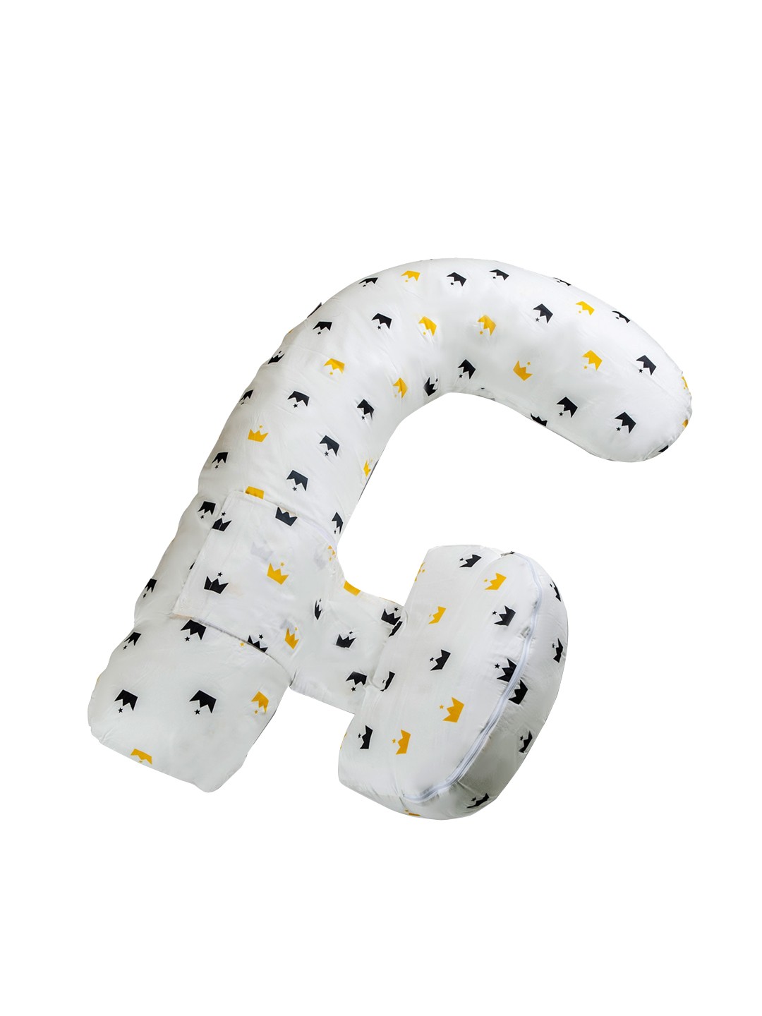 

Baby Moo White Printed Maternity Pillow