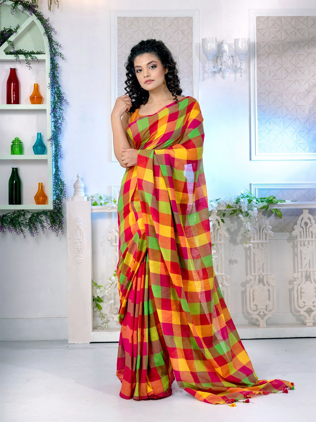 

Charukriti Women Multi Sarees, Red