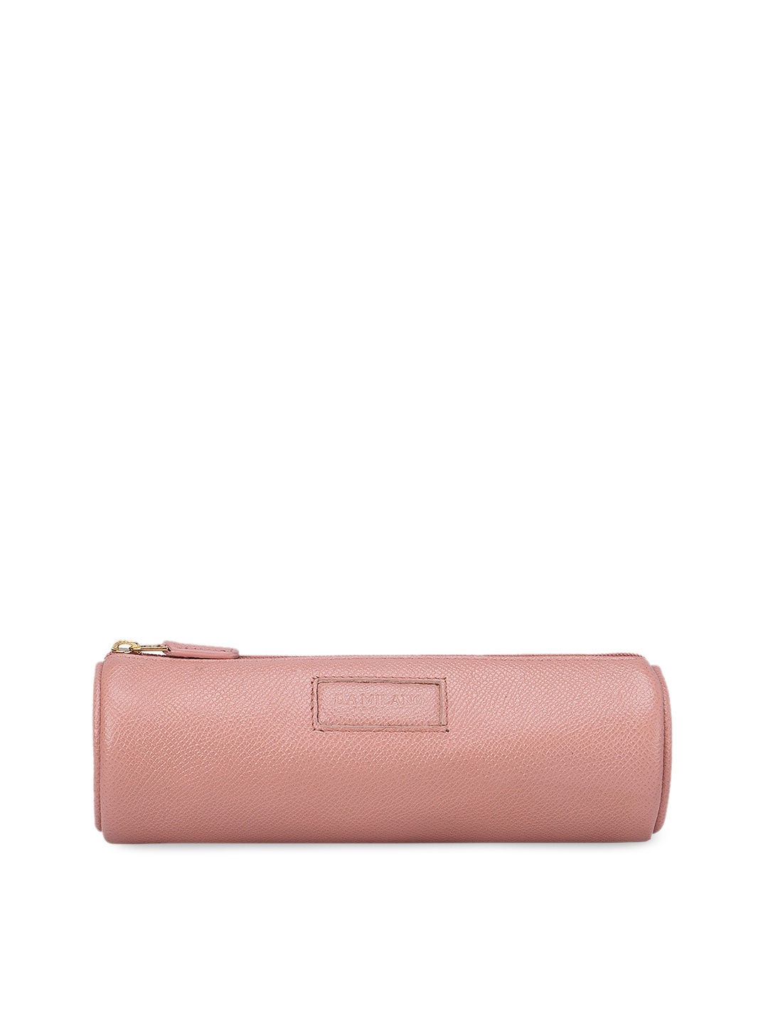 

Da Milano Powder Pink Solid Genuine Leather Handcrafted Cosmetic Pouch