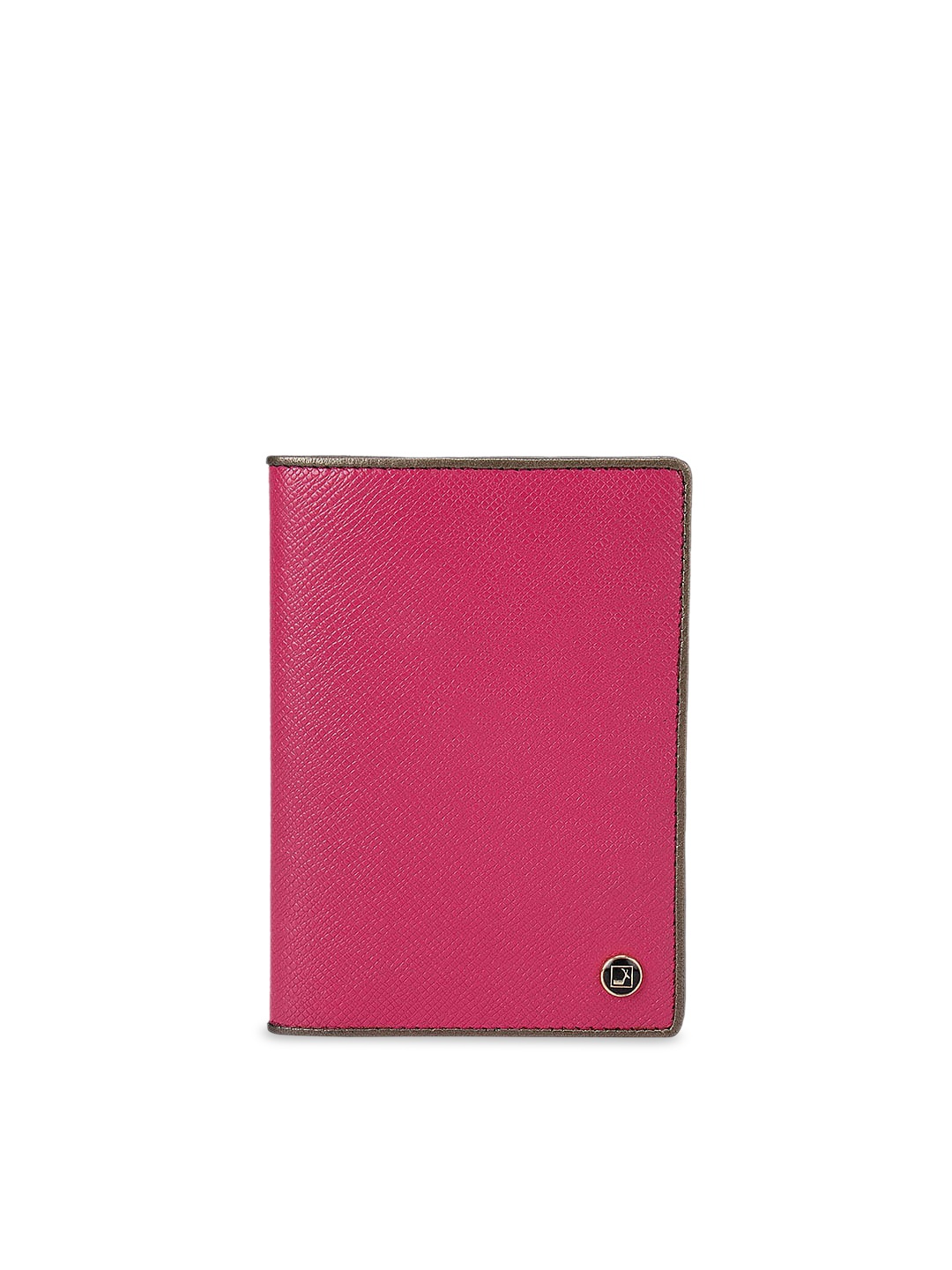 

Da Milano Pink Solid Leather passport Cover