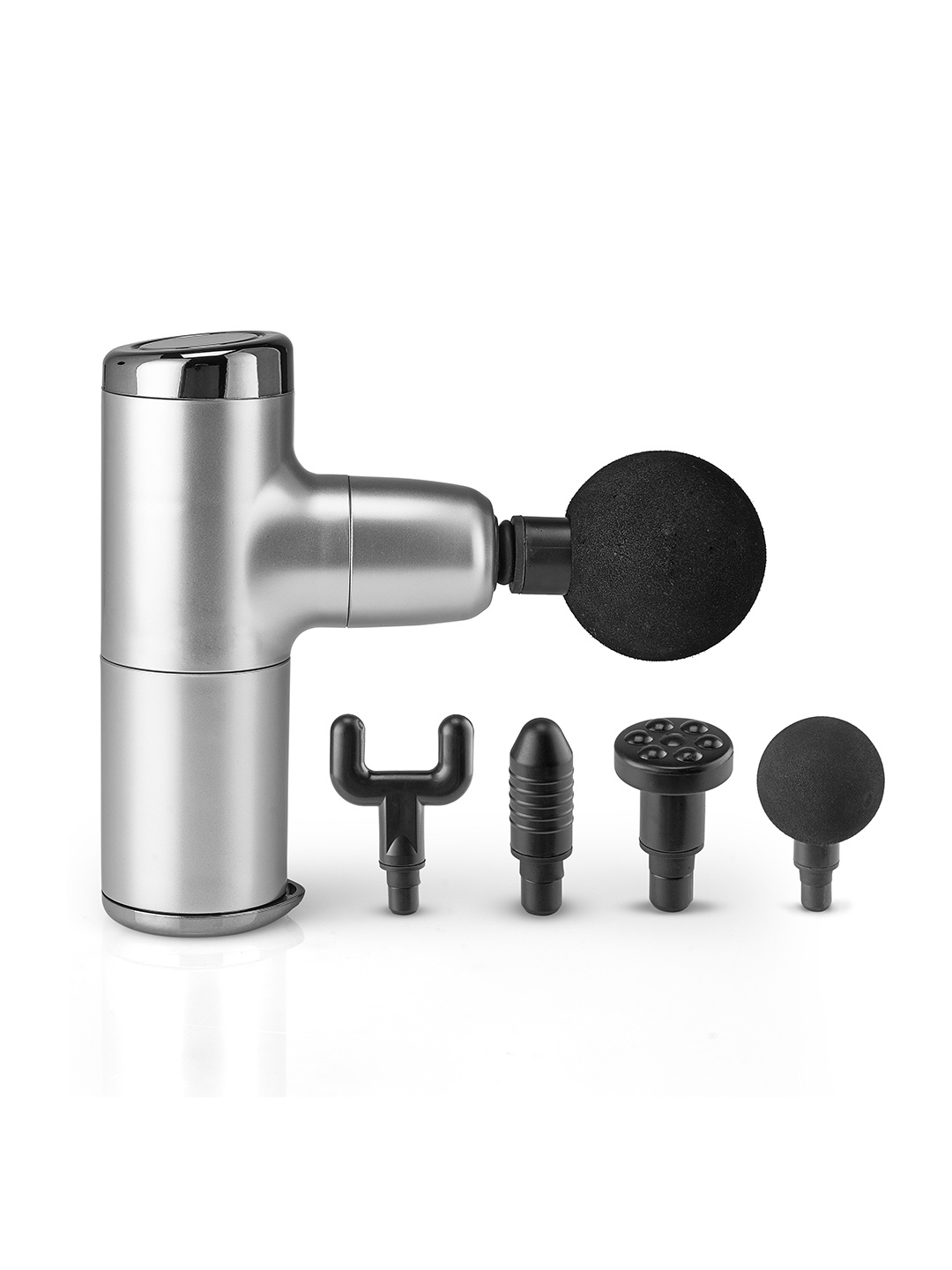 

Lifelong Wireless LLGM45 Powerful Gun Deep Tissue Muscle Massager with 4 Heads - Silver