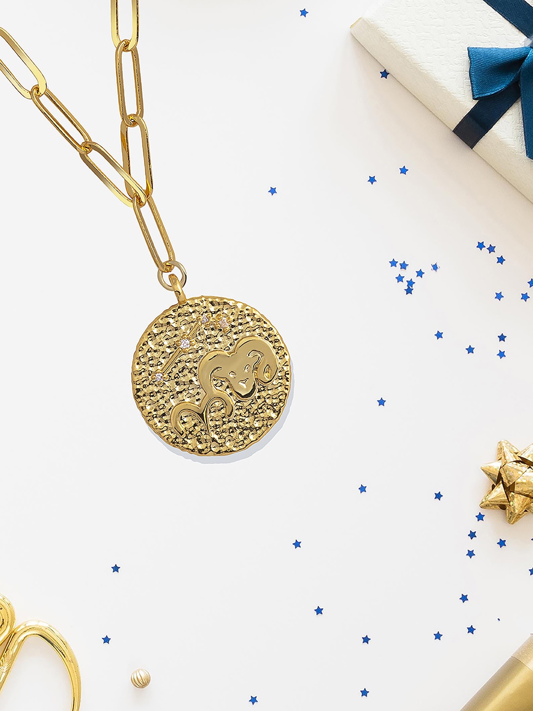 

MNSH Gold-Toned Brass Gold-Plated Necklace