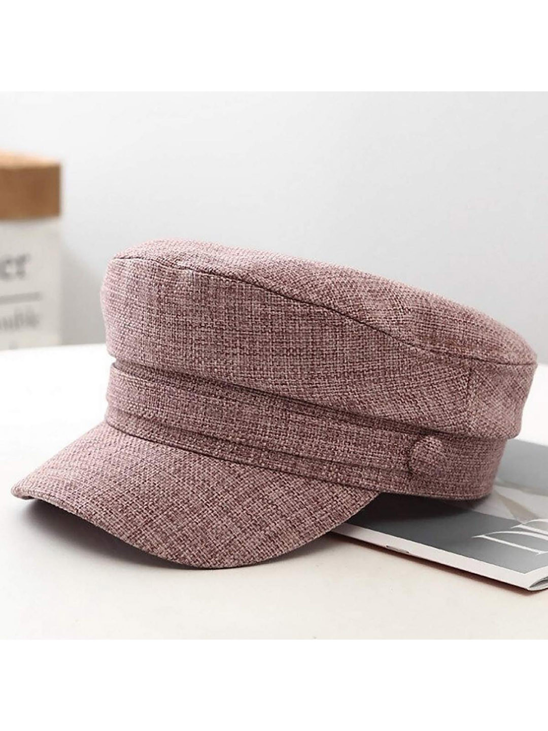 

YOUSTYLO Unisex Pink Visor Cap