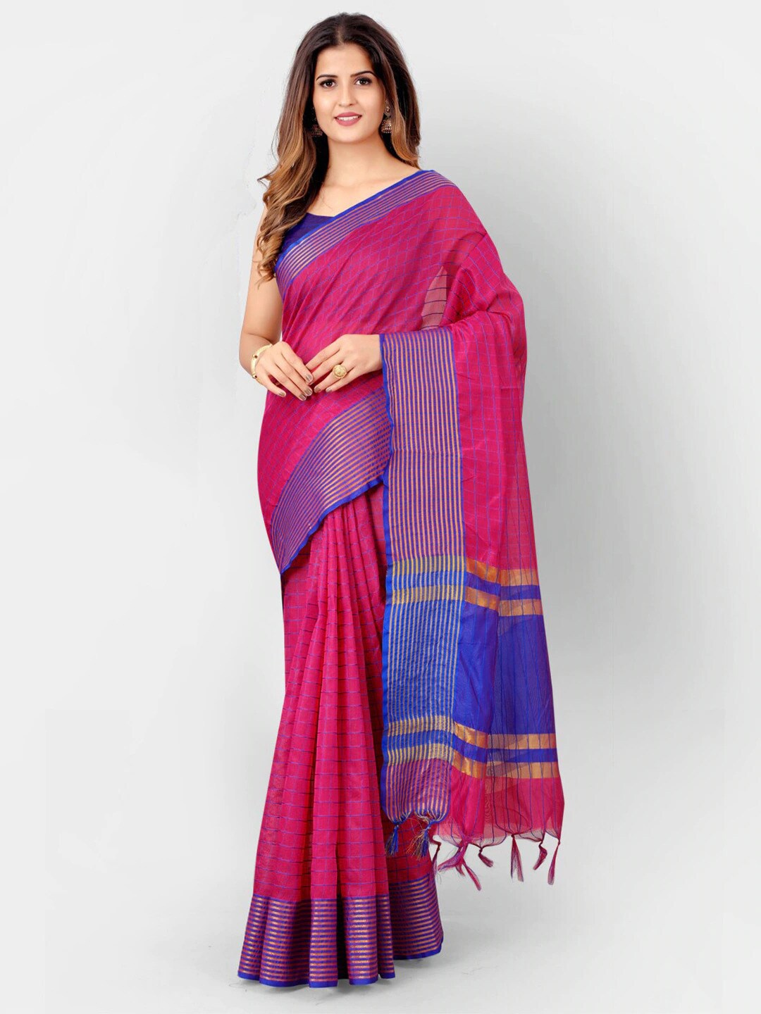 

KALINI Women Pink Sarees