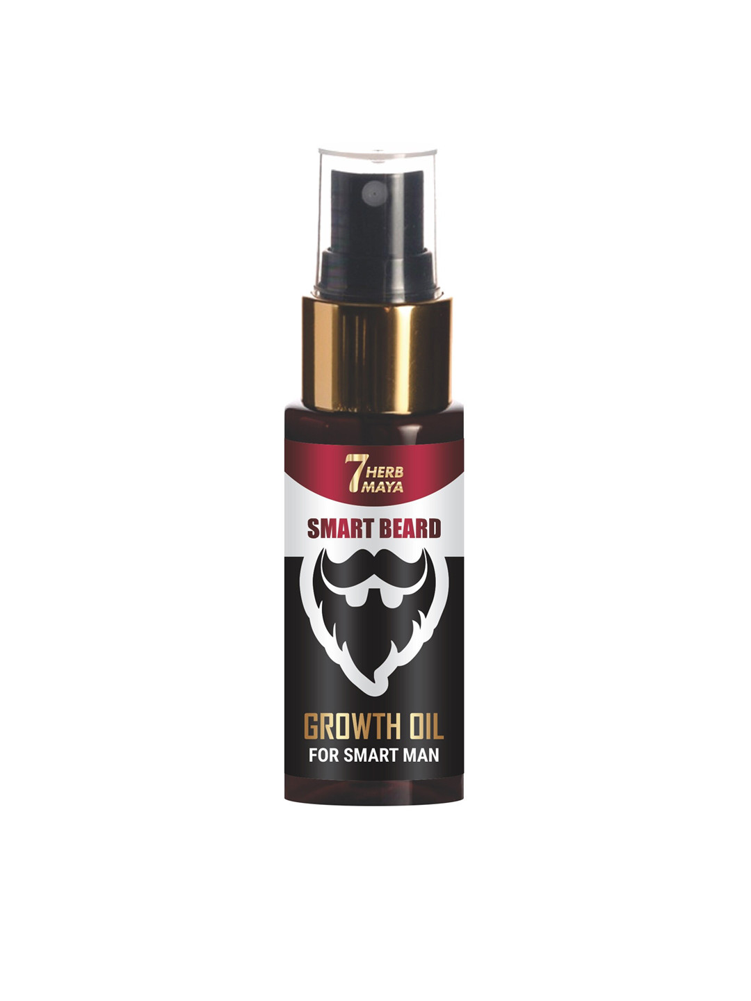 

7Herbmaya Smart Beard Growth Oil - 30 ml, Black