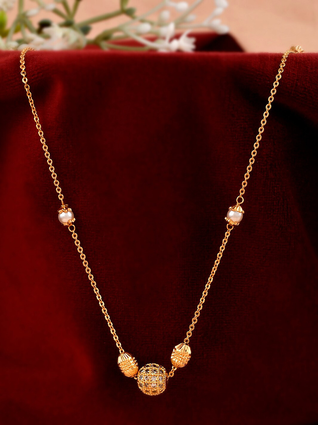 

Shoshaa Gold-Plated Handcrafted Necklace Chain