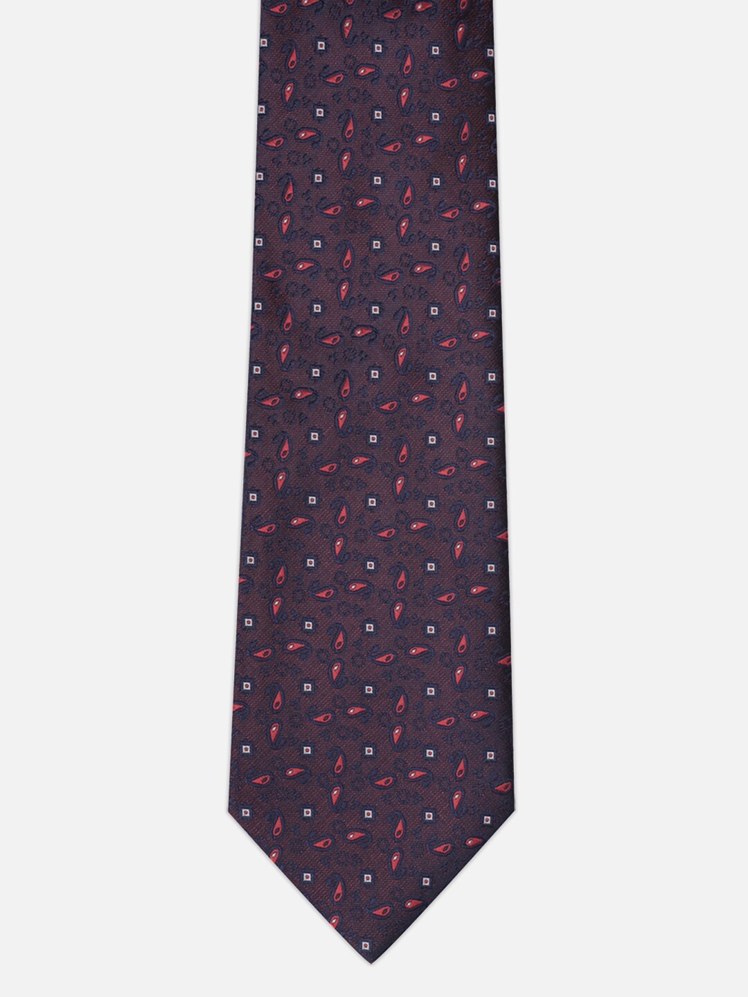 

Peter England Men Purple Ties