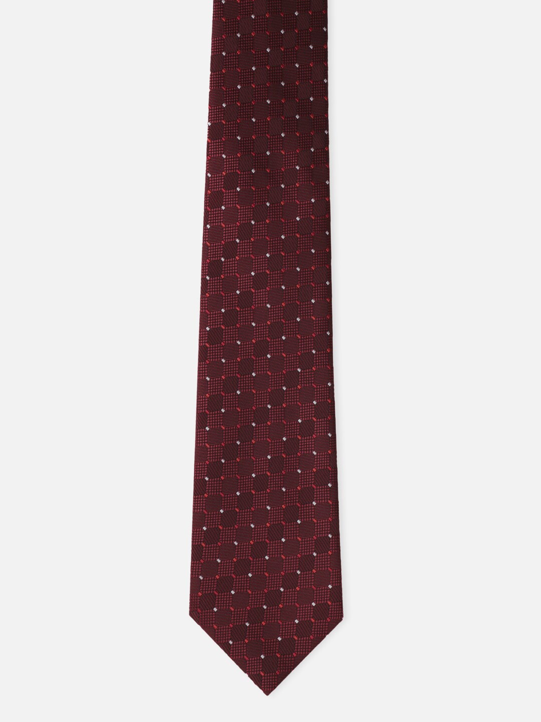 

Peter England Men Maroon Ties