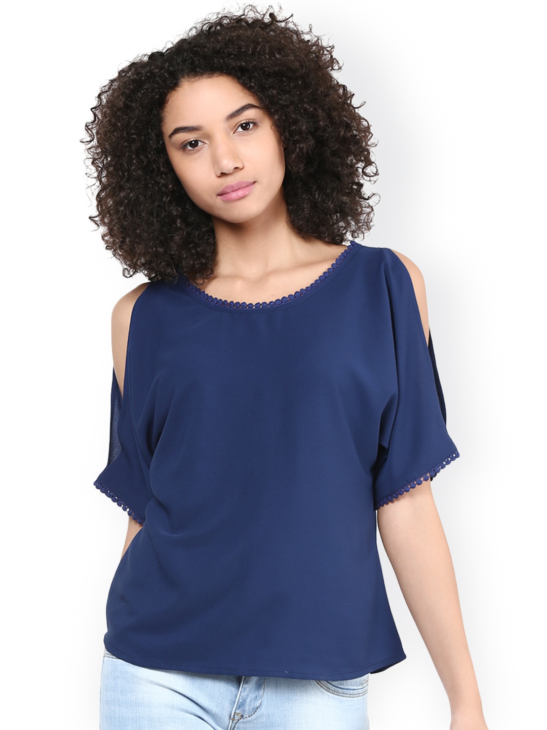 

Harpa Women Navy Top, Navy blue