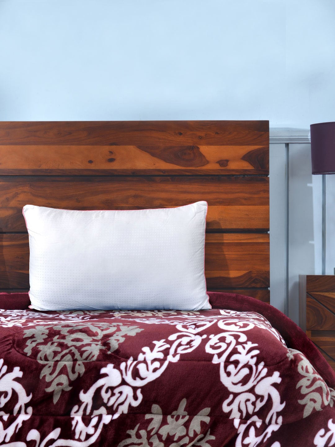 

Athome by Nilkamal White Solid Sleep Pillow