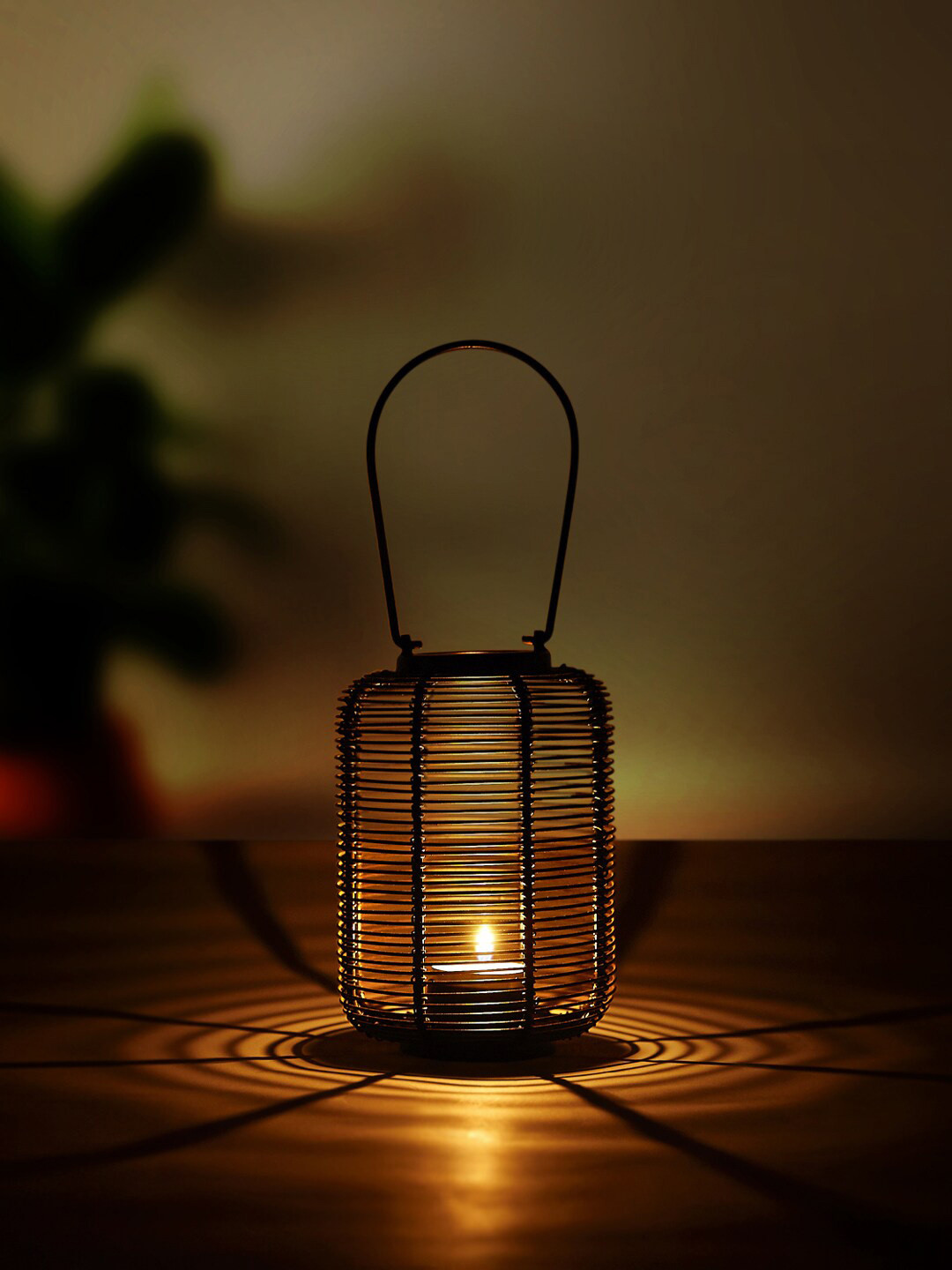

Living scapes by Pantaloons Black Candle Holder Lantern
