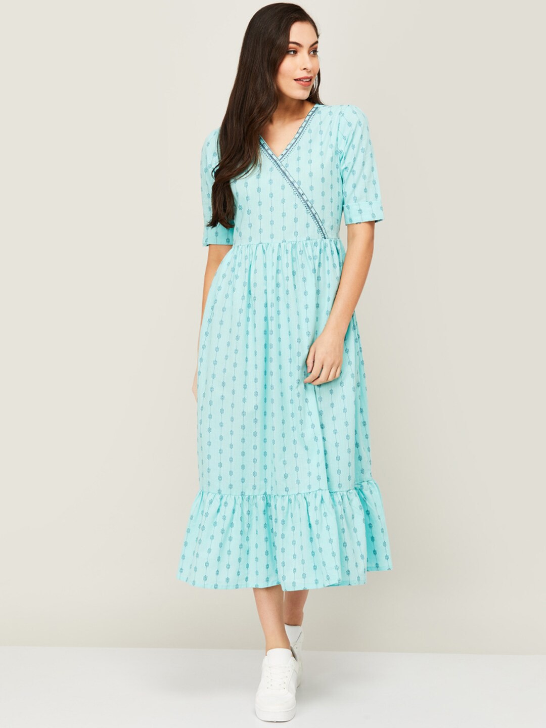 

Colour Me by Melange Blue Midi Dress