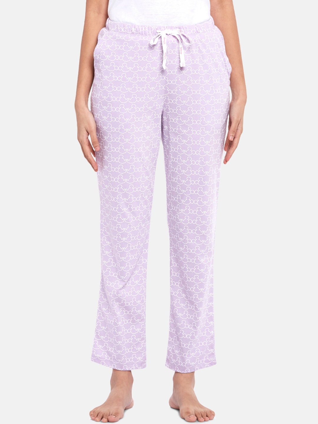 

Dreamz by Pantaloons Women Lavender Printed Lounge Pants