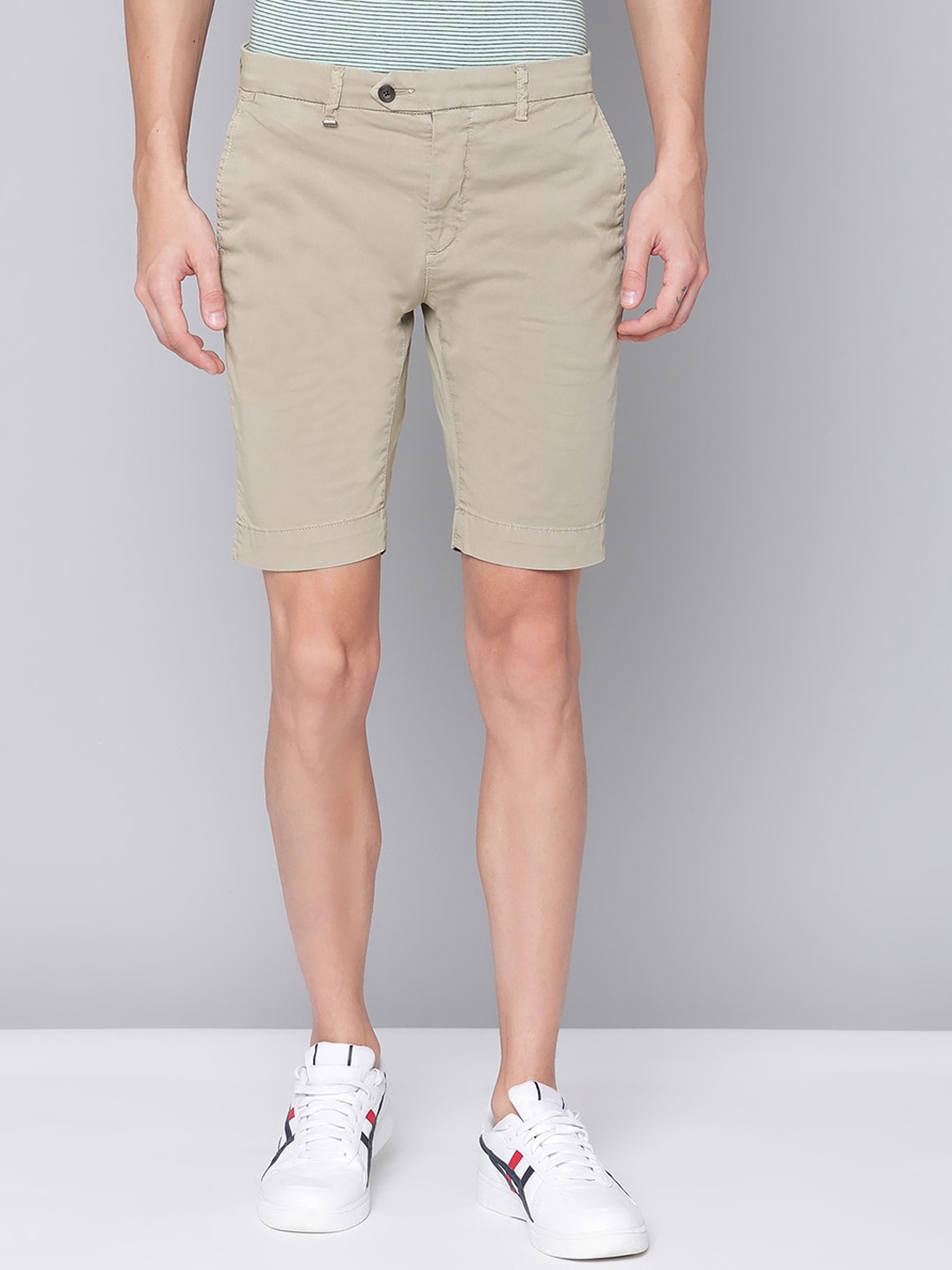 

Antony Morato Men Khaki Skinny Fit Shorts
