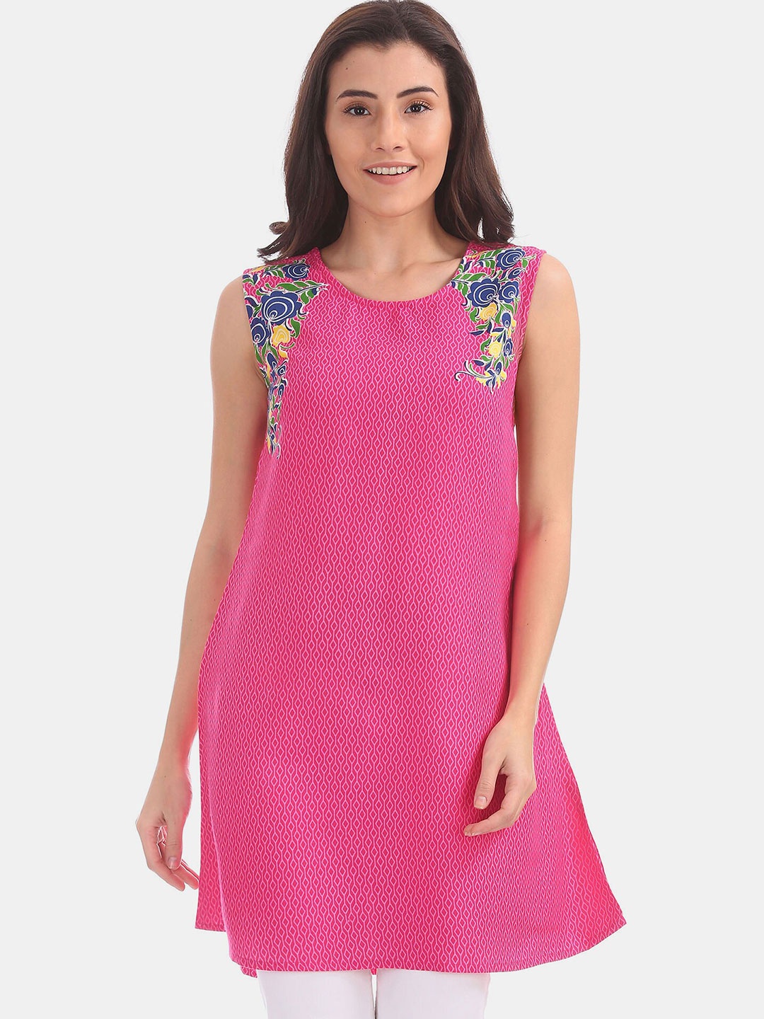 

Bronz Women Pink Tunics