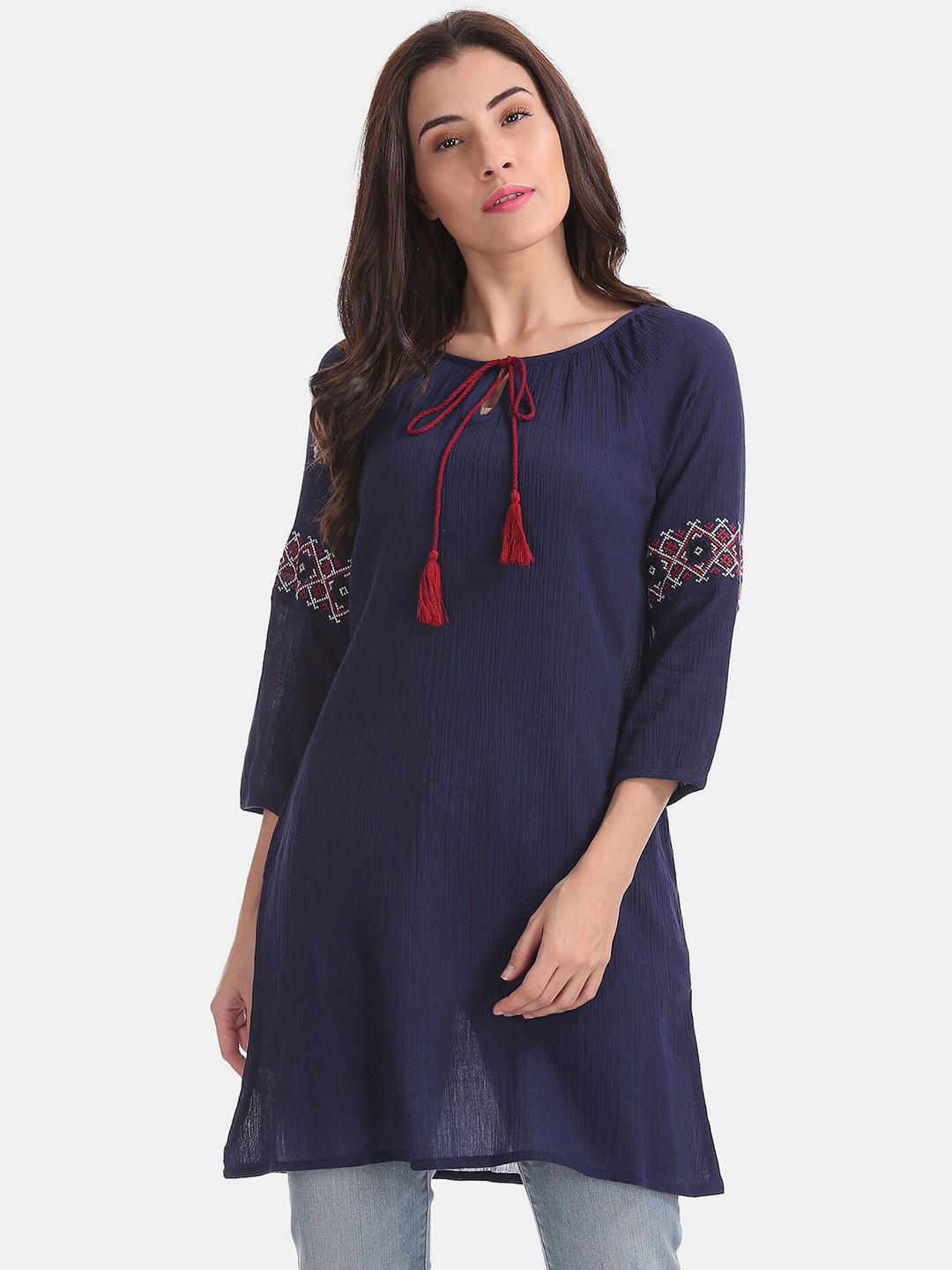 

Bronz Women Blue Tunics