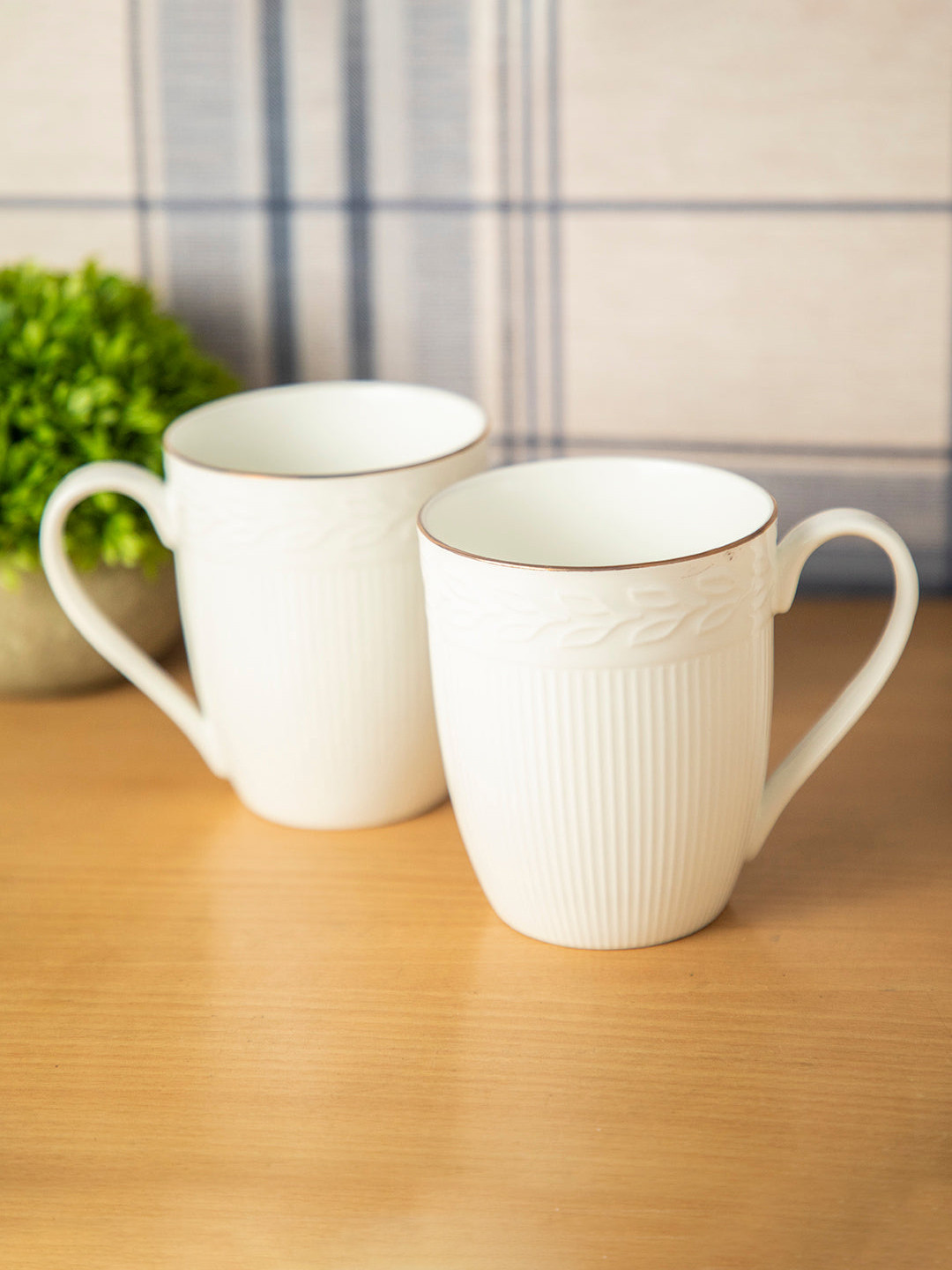 

MARKET99 White Text or Slogans Printed Ceramic Glossy Mugs Set of Cups and Mugs