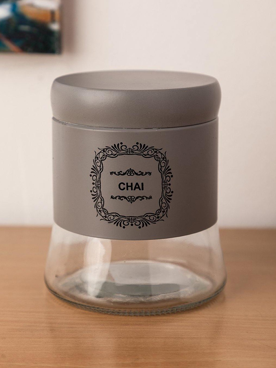 

MARKET99 Grey Printed Jar 800Ml