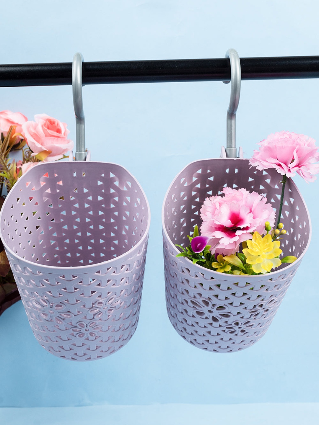 

MARKET99 Set Of 2 Purple Basket