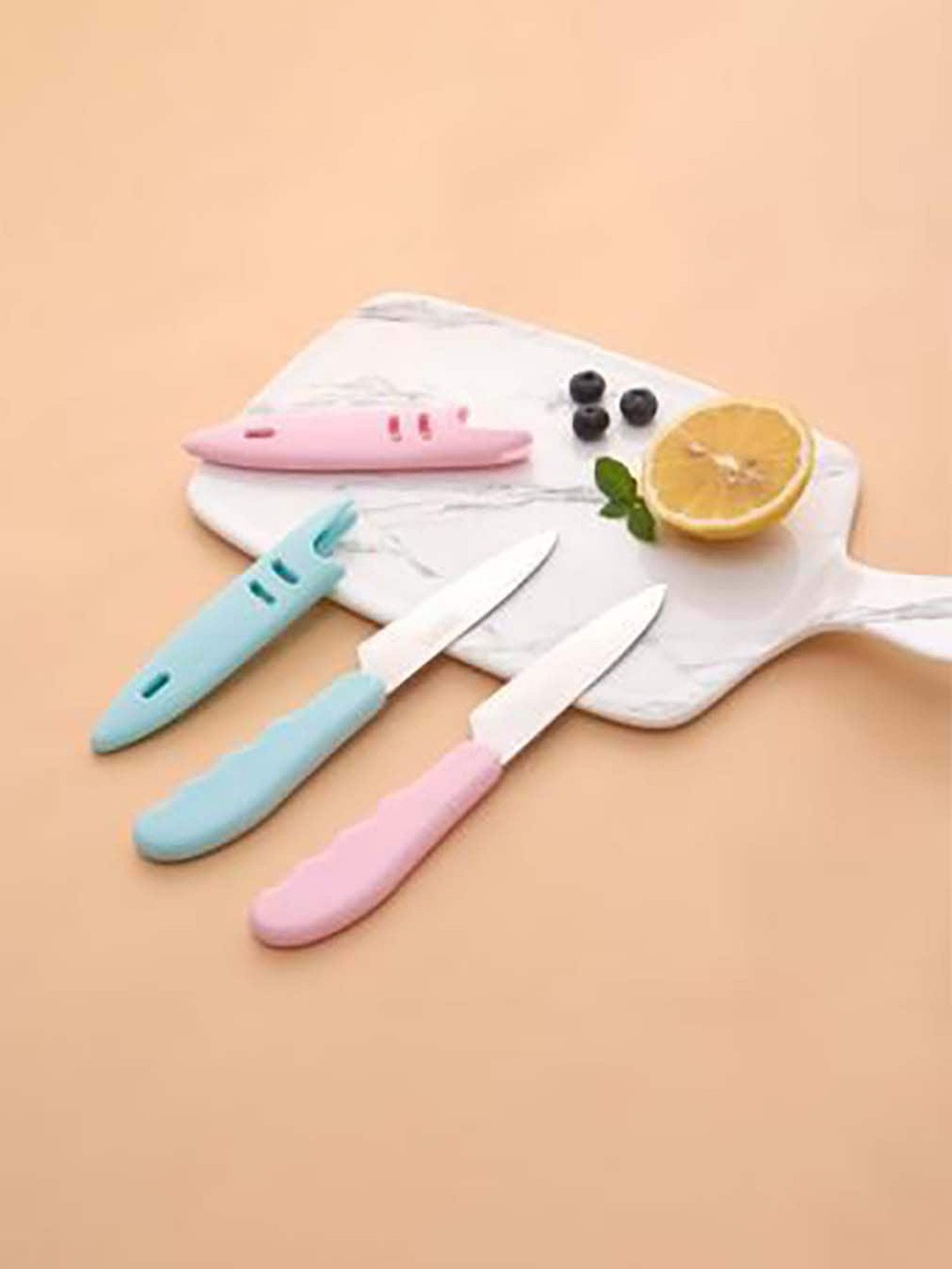 

MARKET99 Turquoise Blue Solid Plastic Knife With Cover