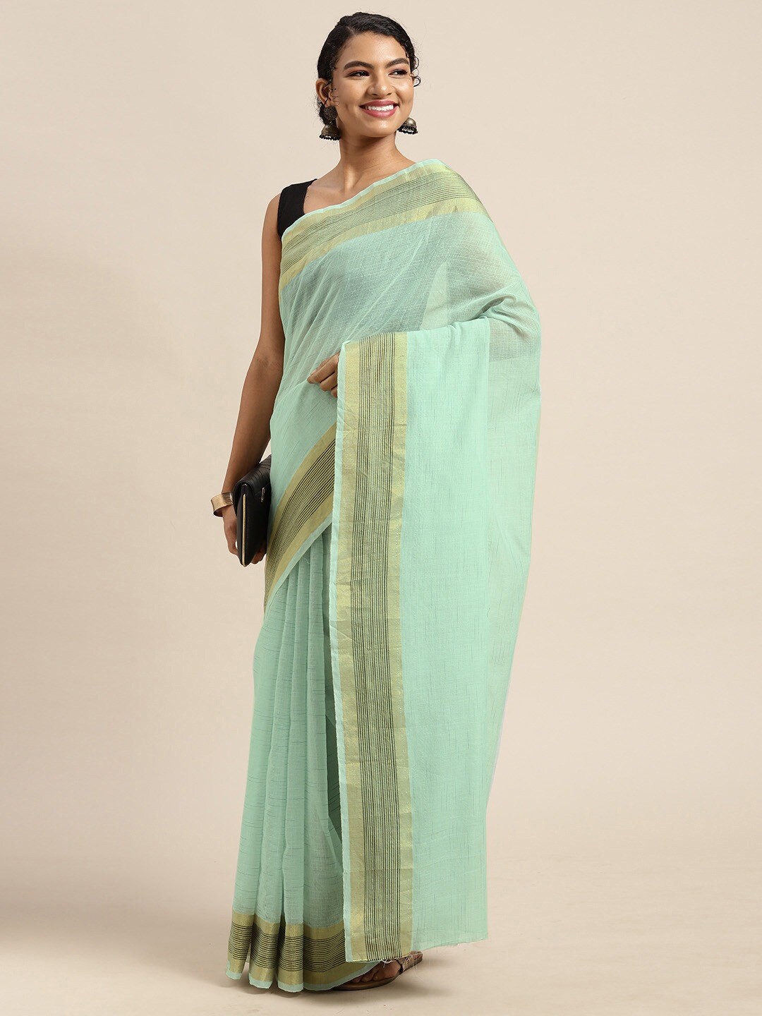

KALINI Women Blue Sarees