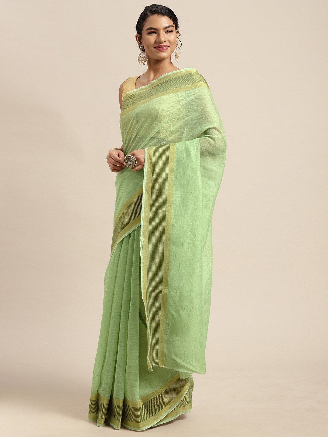 

KALINI Women Green Sarees