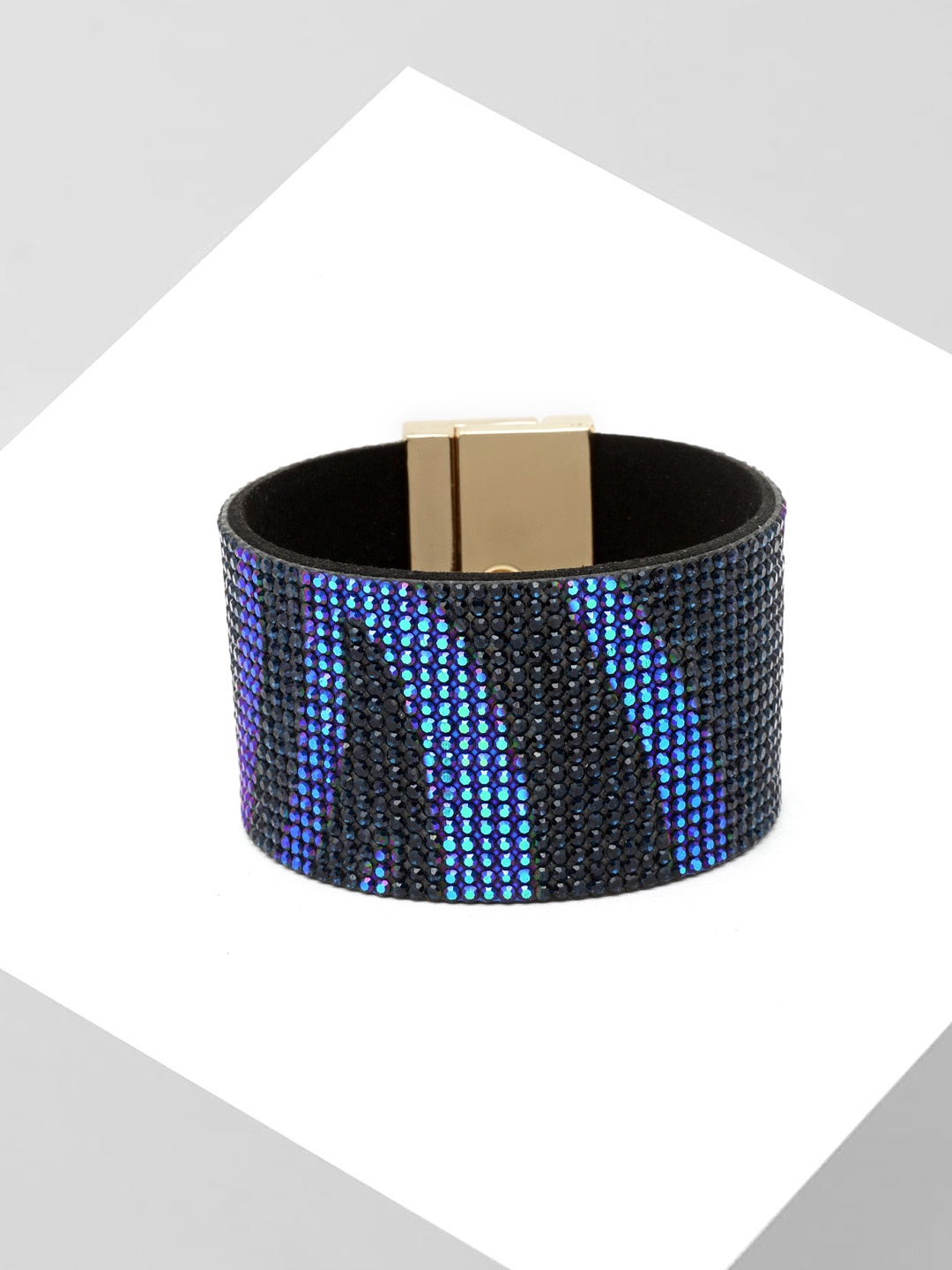 

AVANT-GARDE PARIS Women Black Bracelet, Gold