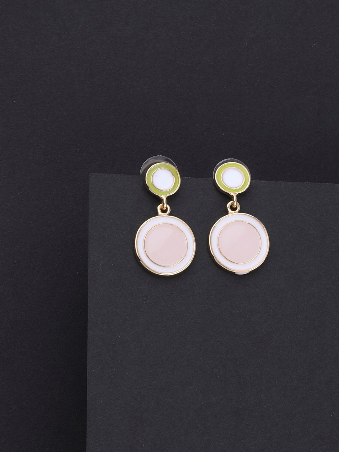 

Silver Shine Multicoloured Contemporary Drop Earrings, Multi