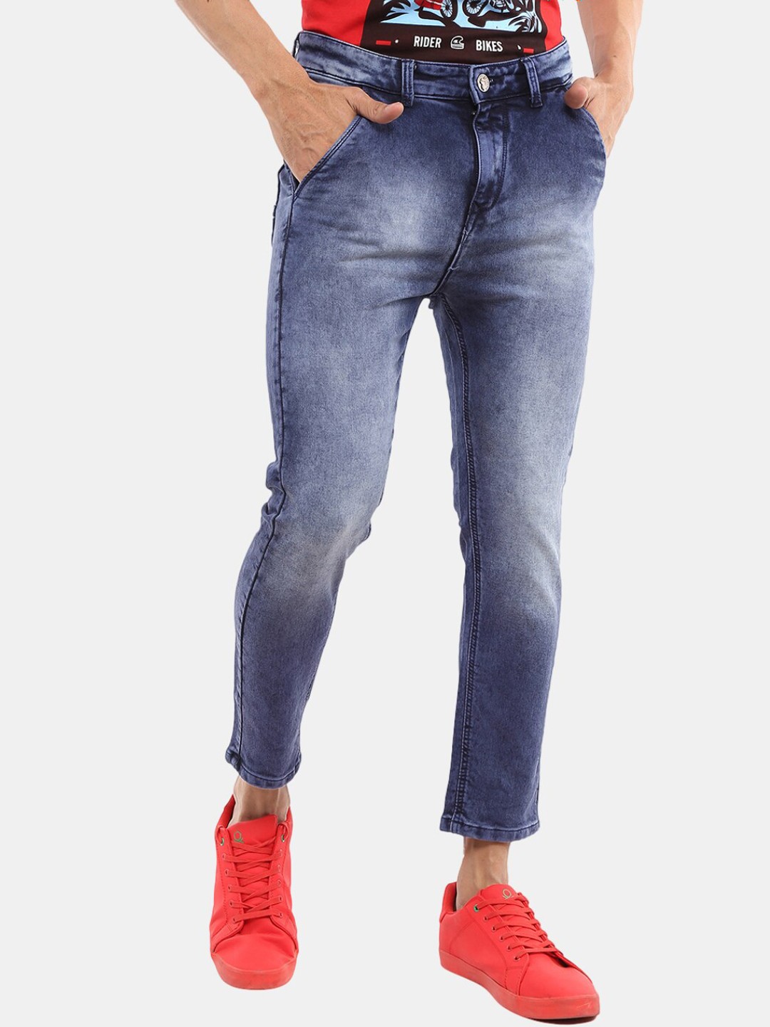 

V-Mart Men Blue Classic Heavy Fade Jeans