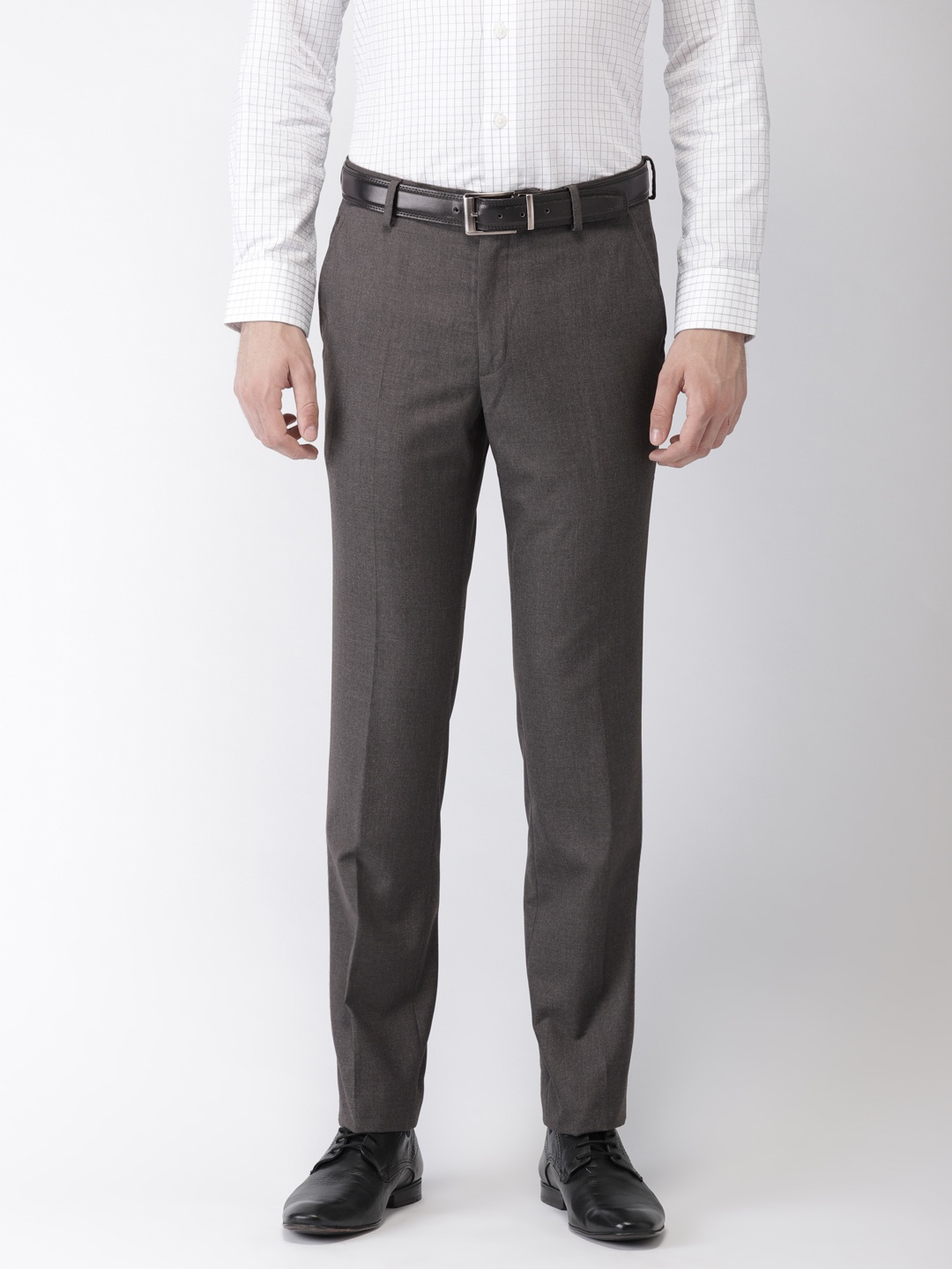 

Black Coffee Charcoal Grey Formal Trousers